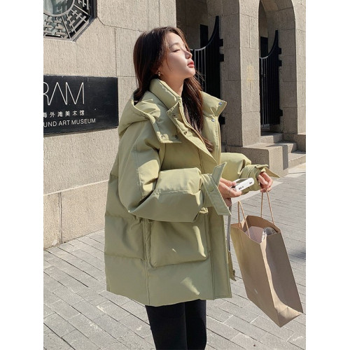 羽絨服女中長款2025新款冬季韓版寬松大碼加厚連帽麵包派克服棉衣 羽絨服女中長款2025新款冬季韓版寬松大碼加厚連帽麵包派克服棉衣