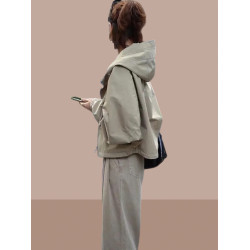 短款沖鋒衣女士短外套春秋裝新款2025爆款洋氣小個子上衣夾克女裝