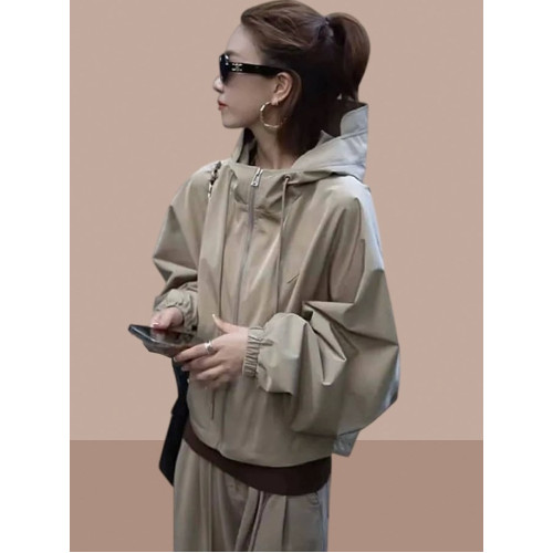 短款沖鋒衣女士短外套春秋裝新款2025爆款洋氣小個子上衣夾克女裝 短款沖鋒衣女士短外套春秋裝新款2025爆款洋氣小個子上衣夾克女裝