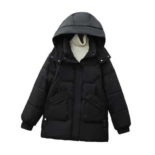 2025秋冬新款連帽羽絨棉衣女短款大碼麵包服寬松加厚棉襖棉服外套 2025秋冬新款連帽羽絨棉衣女短款大碼麵包服寬松加厚棉襖棉服外套