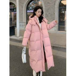 羽絨服同款棉衣女長過膝2025冬季新款外套韓系東大門寬松加厚棉襖