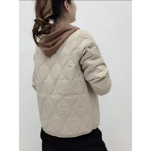 2025春秋新款時尚百搭輕薄小棉衣外套洋氣媽媽裝秋冬寬松短款棉服 2025春秋新款時尚百搭輕薄小棉衣外套洋氣媽媽裝秋冬寬松短款棉服