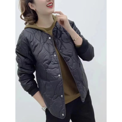 2025春秋新款時尚百搭輕薄小棉衣外套洋氣媽媽裝秋冬寬松短款棉服 2025春秋新款時尚百搭輕薄小棉衣外套洋氣媽媽裝秋冬寬松短款棉服