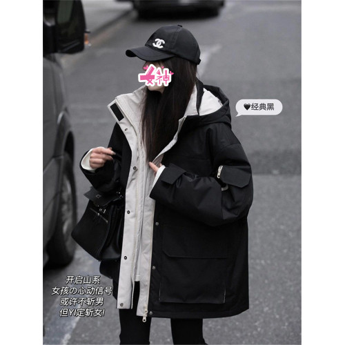 羽絨棉衣棉服女款冬季超好看夾棉外套2025新款工裝加厚派克服棉襖 羽絨棉衣棉服女款冬季超好看夾棉外套2025新款工裝加厚派克服棉襖