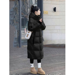 今年爆款加厚棉服女冬季情侶新款過膝棉衣長款百搭棉襖保暖外套潮