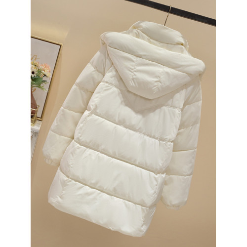 棉服女冬季新款2025年中長款東北大棉襖加厚保暖外套收腰羽絨棉衣