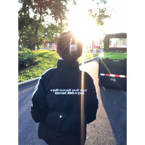 美式三條杠棉服女大童冬季初中高中學生寬松加厚oversize棉衣外套 美式三條杠棉服女大童冬季初中高中學生寬松加厚oversize棉衣外套