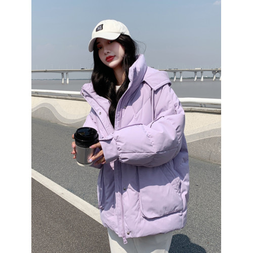 oversize麵包服短款羽絨棉衣棉服女2025年新款潮秋冬季外套厚棉襖 oversize麵包服短款羽絨棉衣棉服女2025年新款潮秋冬季外套厚棉襖