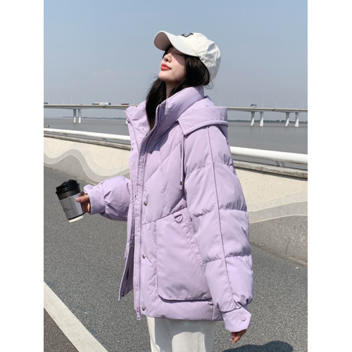 oversize麵包服短款羽絨棉衣棉服女2025年新款潮秋冬季外套厚棉襖 oversize麵包服短款羽絨棉衣棉服女2025年新款潮秋冬季外套厚棉襖