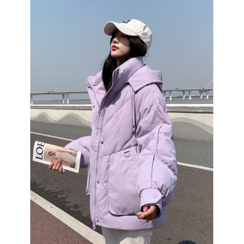 oversize麵包服短款羽絨棉衣棉服女2025年新款潮秋冬季外套厚棉襖 oversize麵包服短款羽絨棉衣棉服女2025年新款潮秋冬季外套厚棉襖