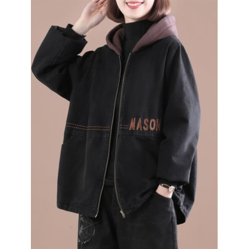 大碼中老年女裝媽媽秋裝2025新款牛仔外套秋冬加絨加厚上衣女洋氣 大碼中老年女裝媽媽秋裝2025新款牛仔外套秋冬加絨加厚上衣女洋氣