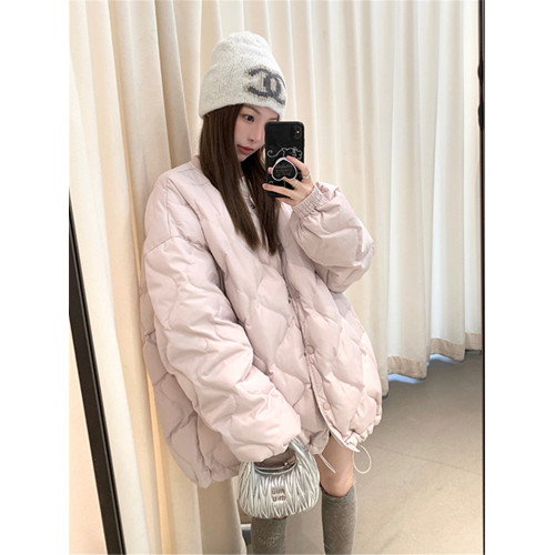 冬季薄款棉服女2025新款羽絨棉衣短款韓系菱格洋氣小棉襖夾棉外套 冬季薄款棉服女2025新款羽絨棉衣短款韓系菱格洋氣小棉襖夾棉外套