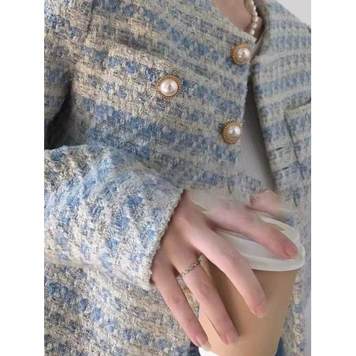 小香風短外套女裝春秋季2025新款重工高級感法式名媛氣質長袖上衣 小香風短外套女裝春秋季2025新款重工高級感法式名媛氣質長袖上衣