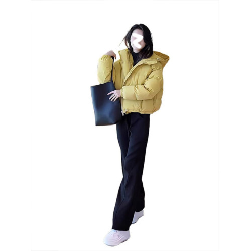 黃色棉服外套女2025冬季新款爆款百搭小個子連帽保暖加厚棉衣棉襖 黃色棉服外套女2025冬季新款爆款百搭小個子連帽保暖加厚棉衣棉襖