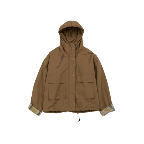 高級感超好看工裝格子棉服外套今年流行的寬松棉襖棉衣夾棉上衣潮 高級感超好看工裝格子棉服外套今年流行的寬松棉襖棉衣夾棉上衣潮