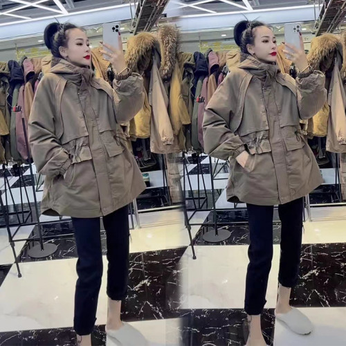 2025秋冬派克棉服新款戶外連帽外套美式休閒寬松工裝大口袋夾克棉