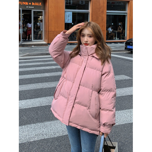 連帽棉服外套女冬2025新款韓版寬松時尚小個子麵包服加厚保暖棉衣 連帽棉服外套女冬2025新款韓版寬松時尚小個子麵包服加厚保暖棉衣