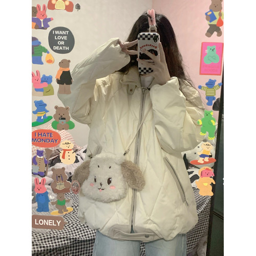 菱格棉服女2025新款高級感超好看棉襖oversize冬季外套小個子棉衣 菱格棉服女2025新款高級感超好看棉襖oversize冬季外套小個子棉衣