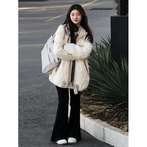 菱格棉服女2025新款高級感超好看棉襖oversize冬季外套小個子棉衣 菱格棉服女2025新款高級感超好看棉襖oversize冬季外套小個子棉衣