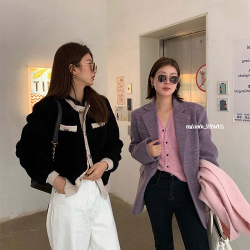 ffu同款粉色開衫毛衣2024年新款v領打底針織上衣早春溫柔風外套女 ffu同款粉色開衫毛衣2024年新款v領打底針織上衣早春溫柔風外套女