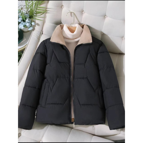 棉衣2024冬新款韓版短款立領小個子棉服加厚百搭保暖棉襖寬松外套 棉衣2024冬新款韓版短款立領小個子棉服加厚百搭保暖棉襖寬松外套