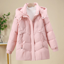 今年流行新款外套羽絨棉服女冬季韓版寬松加厚顯瘦中長款棉衣棉襖