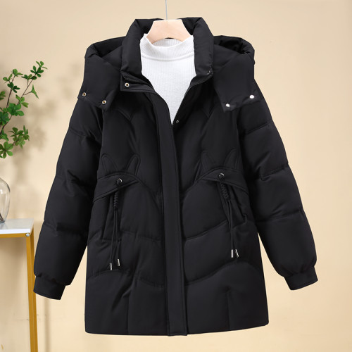 今年流行新款外套羽絨棉服女冬季韓版寬松加厚顯瘦中長款棉衣棉襖 今年流行新款外套羽絨棉服女冬季韓版寬松加厚顯瘦中長款棉衣棉襖