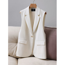 查琳PohoIki 時尚流行西裝馬甲女小衆春秋潮英倫潮流時尚外搭920