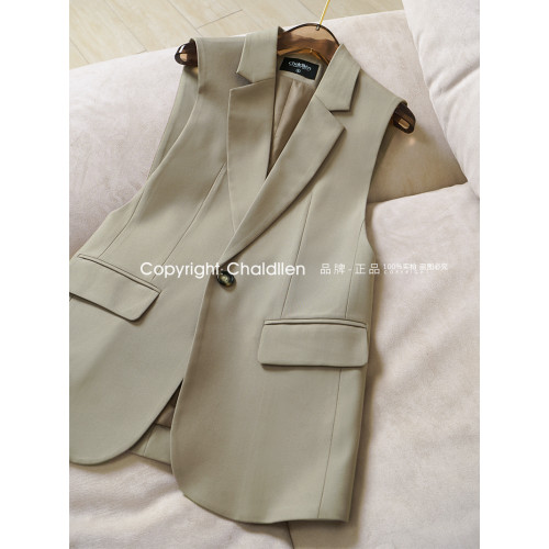 查琳PohoIki 時尚流行西裝馬甲女小衆春秋潮英倫潮流時尚外搭920 查琳PohoIki 時尚流行西裝馬甲女小衆春秋潮英倫潮流時尚外搭920