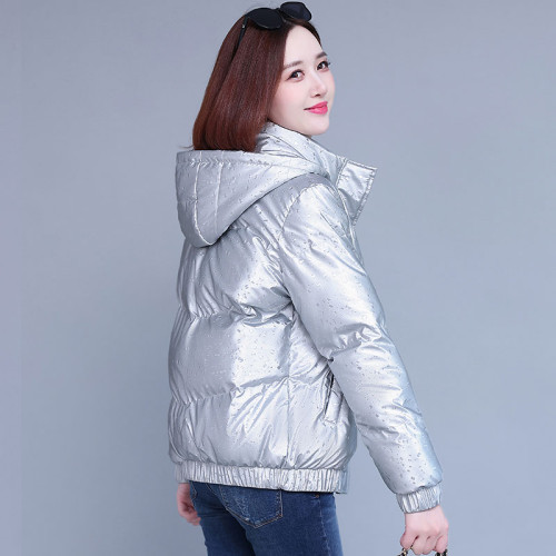 啄木鳥羽絨棉服女短款2025年冬季新款女士小個子棉襖外套棉衣女裝