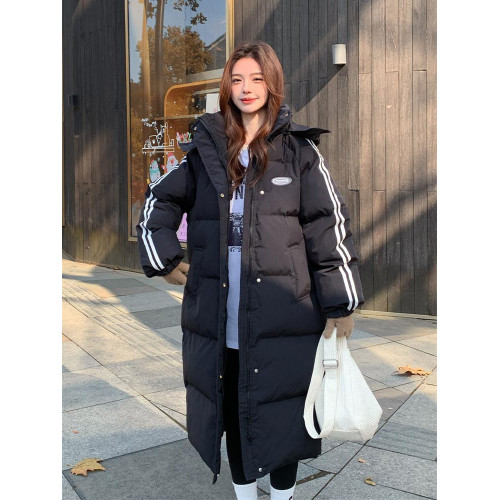 2024年韓版長款棉衣過膝羽絨棉服寬松藝考棉襖冬季時尚外套女 2024年韓版長款棉衣過膝羽絨棉服寬松藝考棉襖冬季時尚外套女