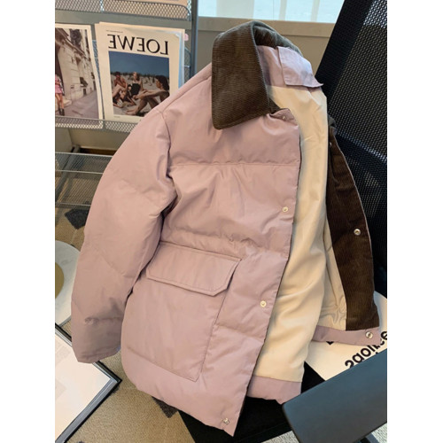 法式小香風棉服女2025冬裝新款設計感撞色拼接大碼夾棉棉衣外套潮 法式小香風棉服女2025冬裝新款設計感撞色拼接大碼夾棉棉衣外套潮