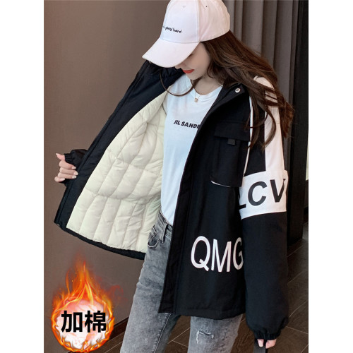 棉衣女冬季加棉加厚棉服爆款韓系工裝寬松夾棉2025新款冬裝外套女 棉衣女冬季加棉加厚棉服爆款韓系工裝寬松夾棉2025新款冬裝外套女