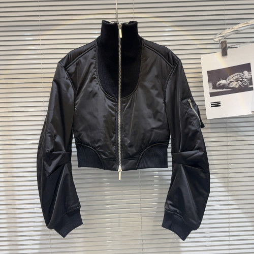 網紅同款2025冬季新款炸街辣妹螺紋領口保暖純色棉服夾克棉衣外套 網紅同款2025冬季新款炸街辣妹螺紋領口保暖純色棉服夾克棉衣外套