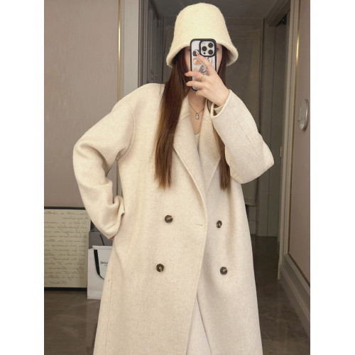 高級感羊毛羊絨大衣女秋冬季2025新款韓系小個子呢子加厚毛呢外套 高級感羊毛羊絨大衣女秋冬季2025新款韓系小個子呢子加厚毛呢外套