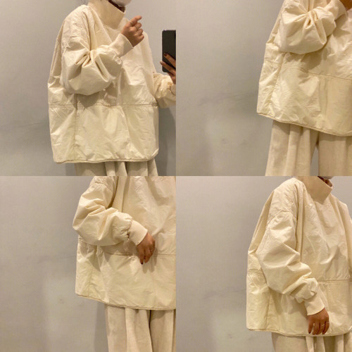 2025冬新款韓系設計感小衆溫柔風奶fufu小個子寬松簡約棉衣外套女 2025冬新款韓系設計感小衆溫柔風奶fufu小個子寬松簡約棉衣外套女