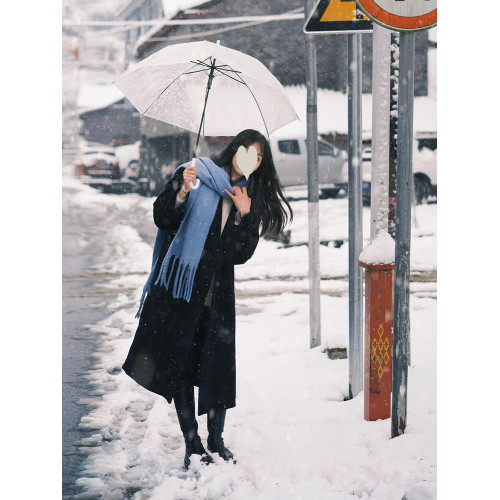 毛呢外套女小個子2025新款秋冬季高級感正肩韓系加厚羊毛呢子大衣