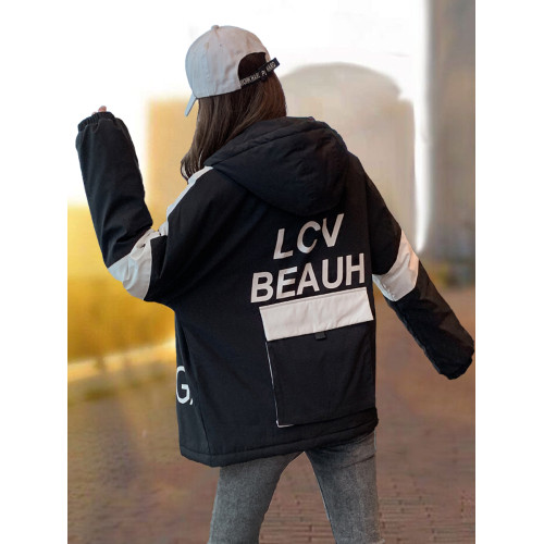 棉服女外套加棉加厚潮牌學院風棉衣棉襖加絨夾棉爆款2025新款冬季 棉服女外套加棉加厚潮牌學院風棉衣棉襖加絨夾棉爆款2025新款冬季