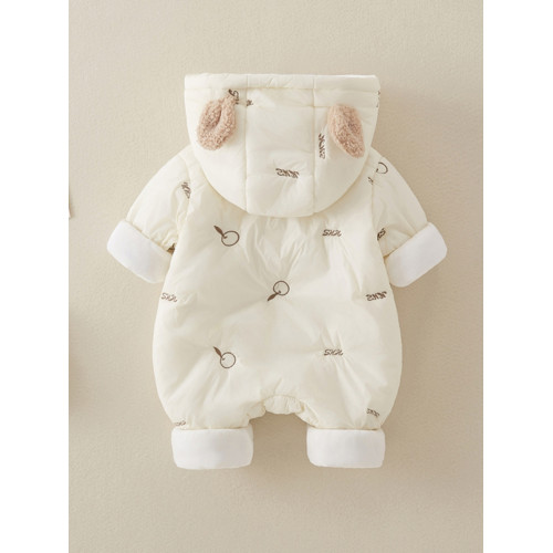 新生嬰兒衣服秋冬連體衣可愛洋氣男女寶寶連帽加絨保暖外出爬爬服 新生嬰兒衣服秋冬連體衣可愛洋氣男女寶寶連帽加絨保暖外出爬爬服