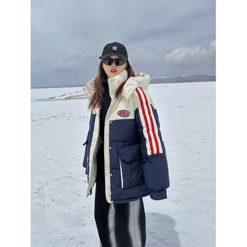 羽絨棉服女2025冬季新款工裝撞色麵包服學生情侶棉襖外套棉衣加厚 羽絨棉服女2025冬季新款工裝撞色麵包服學生情侶棉襖外套棉衣加厚