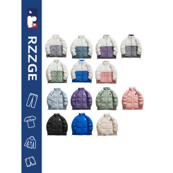 【奧萊官方】冬季棉服女2025新款雙面穿羊羔毛情侶棉衣加厚保暖