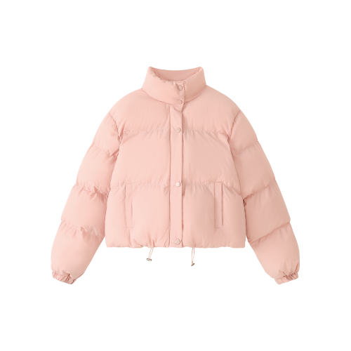 慕兔小個子短款麵包棉服女冬季2025新款立領加厚保暖夾棉棉衣外套