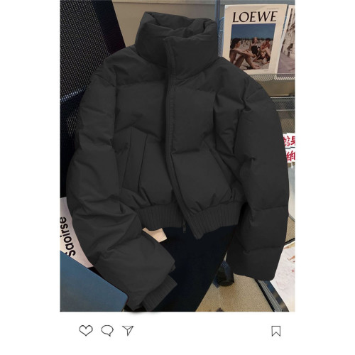 白色短款棉服女冬季2025年新款小個子設計高級感炸街保暖棉服女 白色短款棉服女冬季2025年新款小個子設計高級感炸街保暖棉服女