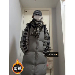 大碼中長款羽絨棉衣棉服女冬新款過膝學生寬松加厚棉襖外套麵包服