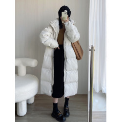 羽絨棉服2025新款東大門加厚韓版寬松超長款過膝中戯棉衣冬裝外套