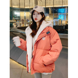 oversize麵包服短款羽絨棉衣棉服女2025年新款潮秋冬季外套厚棉襖