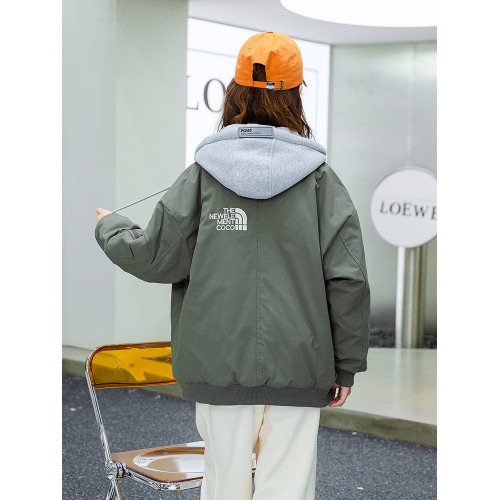 初中生美式棒球服2025新款秋冬加棉加厚少女大童青少年高中生外套 初中生美式棒球服2025新款秋冬加棉加厚少女大童青少年高中生外套