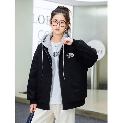 初中生美式棒球服2025新款秋冬加棉加厚少女大童青少年高中生外套 初中生美式棒球服2025新款秋冬加棉加厚少女大童青少年高中生外套