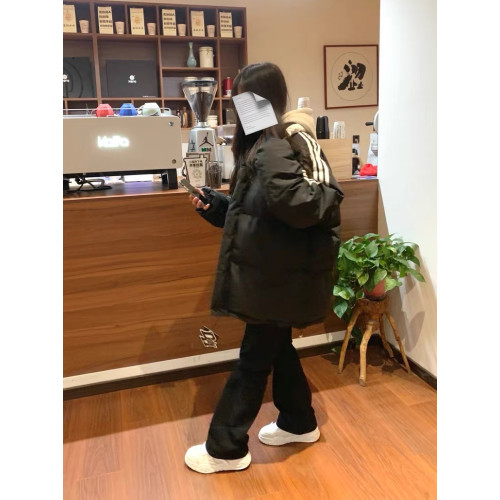黑色羽絨棉服女2025新款冬季小個子oversize情侶加厚保暖棉襖外套 黑色羽絨棉服女2025新款冬季小個子oversize情侶加厚保暖棉襖外套