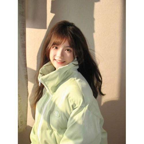 大碼淺綠色PU皮棉衣棉服外套女冬季防風加厚小衆oversize麵包服潮 大碼淺綠色PU皮棉衣棉服外套女冬季防風加厚小衆oversize麵包服潮